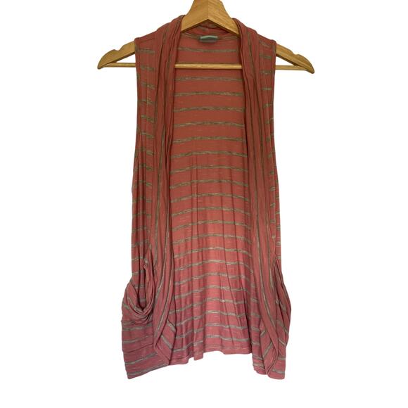 H.I.P. happening in the present pink and silver y2k 2000s vest sleeveless M FLAW - Picture 1 of 8